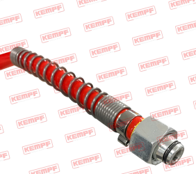 Preview: 150296 Kempf Wendelflex "EXTREM" M18x1,5 rot, l= 3.500 mm